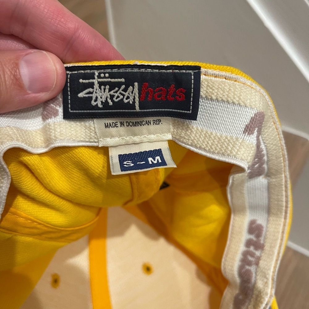 Stussy NYC Hat Vintage Flex Cap 1990’s New York City Mens Streetwear Skate S/M - Picture 3 of 14